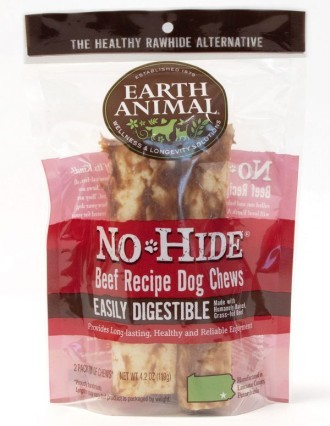 Earth Animal No Hide Beef Medium Dog Chews 2 pack